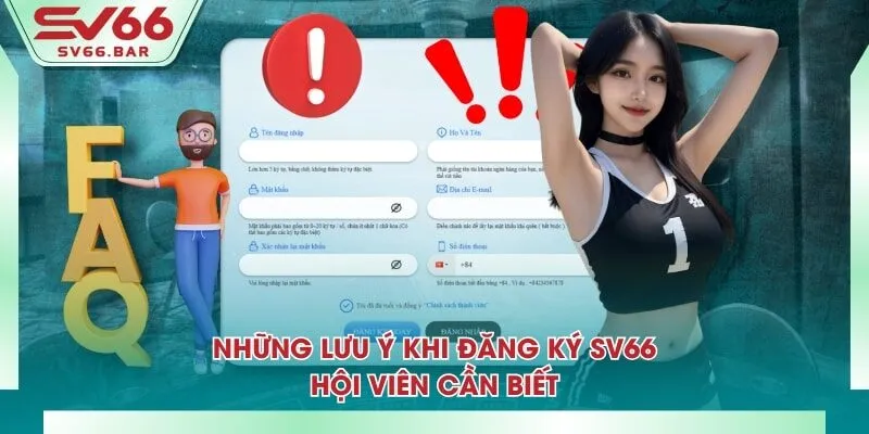 Những lưu ý khi đăng ký SV66 hội viên cần biết